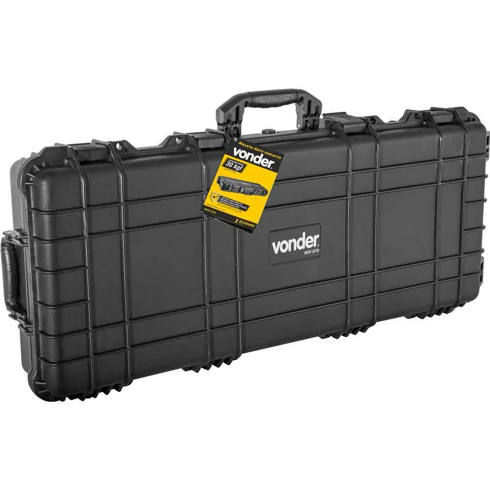 Maleta Anti-impacto Preta Miv970 Vonder