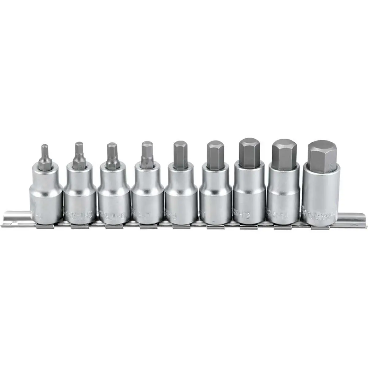 Jogo Soquete Sextavado 1/2   4-7mm Com 9 Pecas Vonder
