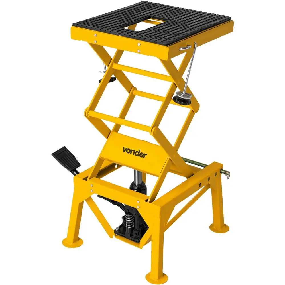 Elevador Hidráulico Para Motos 130kg Vonder