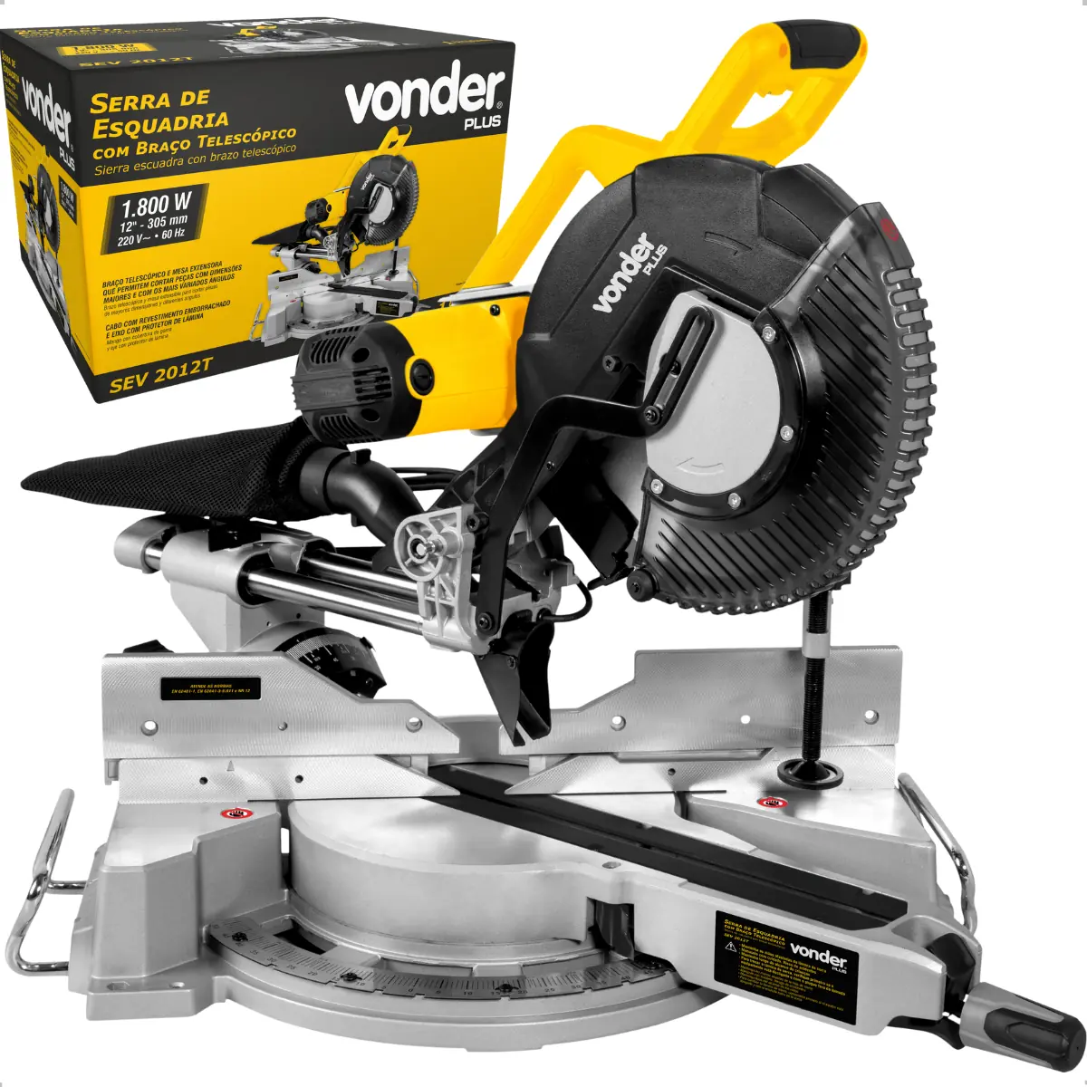 Serra Circular Esquadria 12" 1800w 220v Sev 2012t Vonder