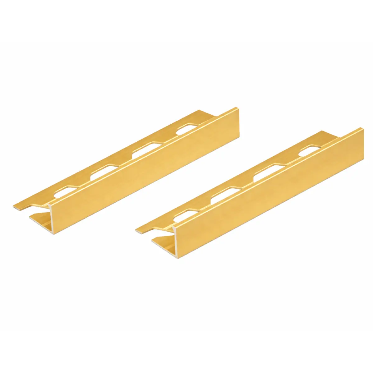 Perfil Ravena Golden Matte Fosco Alumínio 1m 2 Unidades