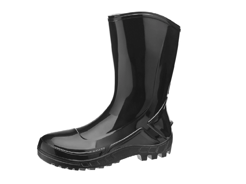 Bota Impermeável Cano Curto Em Pvc  Sem Biqueira  Ca 42291 - Preto - 42