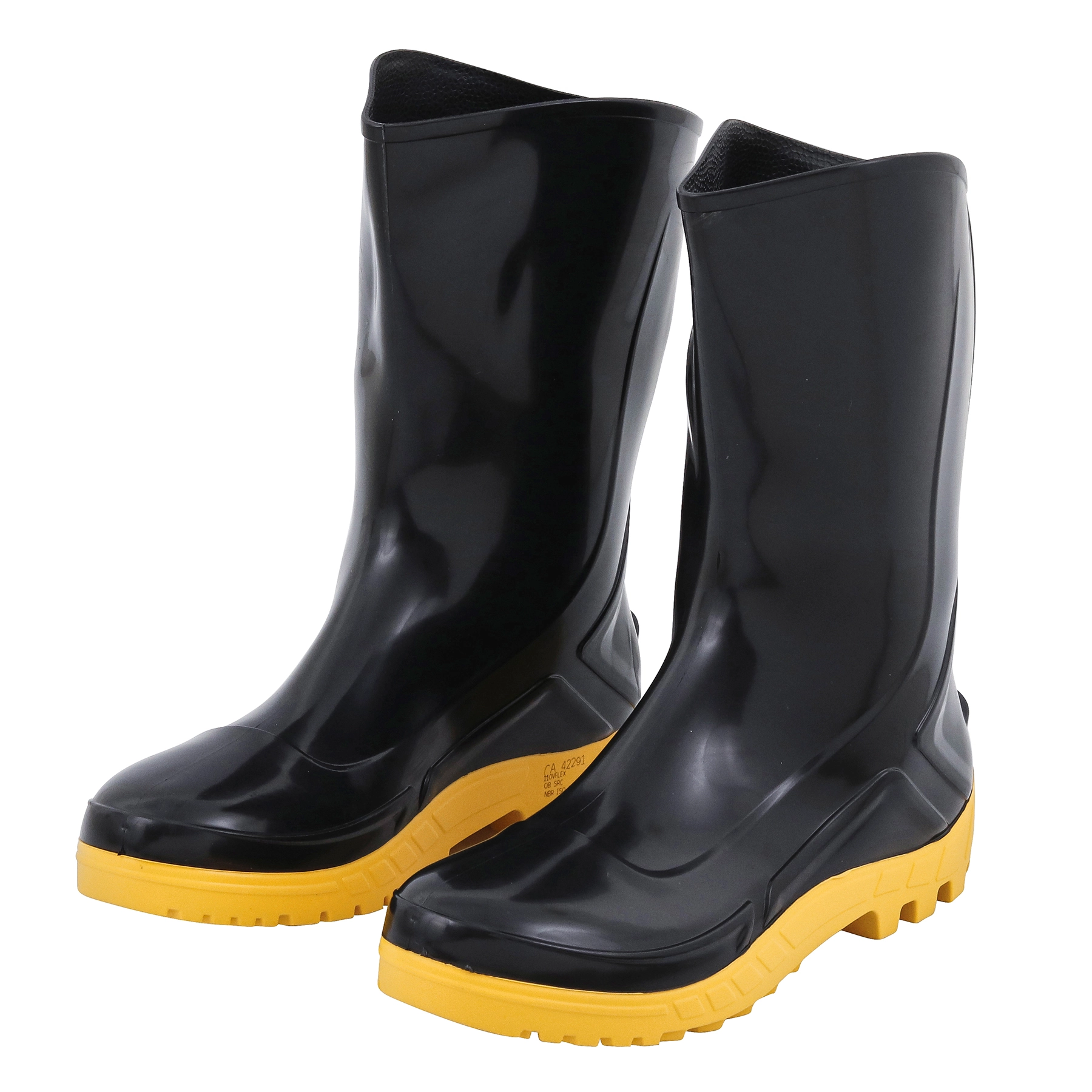 Bota de Segurança com CA Marluvas PVC Preto 39 Vulcaflex