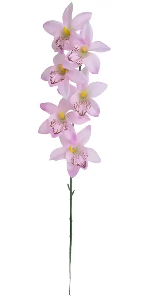 H Orquidea Cymbidium Cetim Rosa 61cm