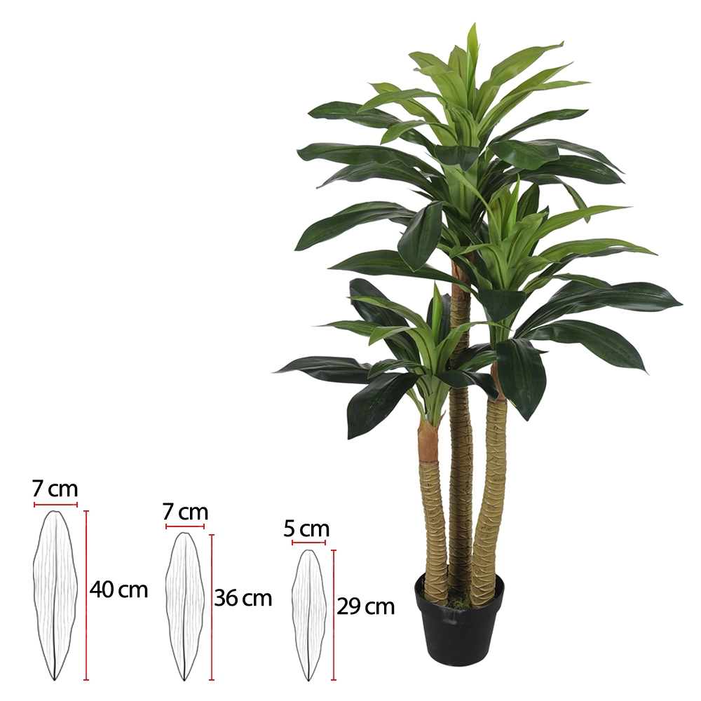 Arvore Real Toque C Pote X63 1.2mt 38977 Flor Arte