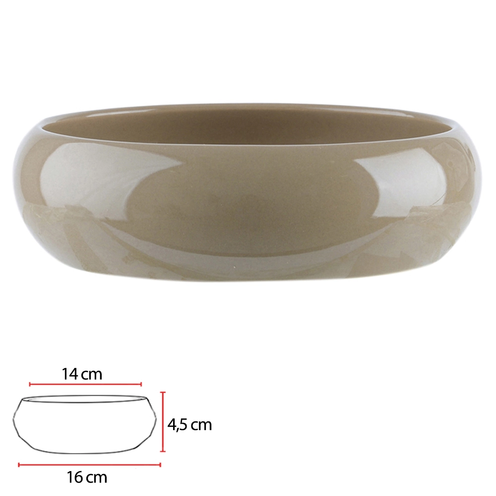 Vaso Bacia Ceramica Fendi 4.5cm 40750005 Dea