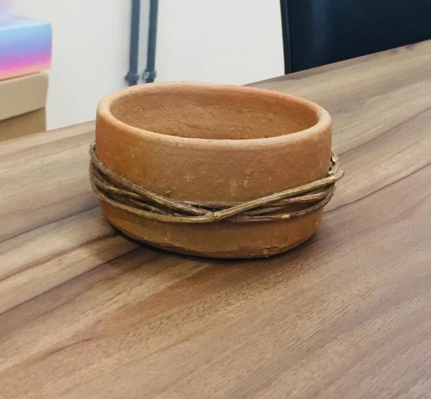 Vaso Ceramica Cipo N8 5x8cm 59969 Flor Arte