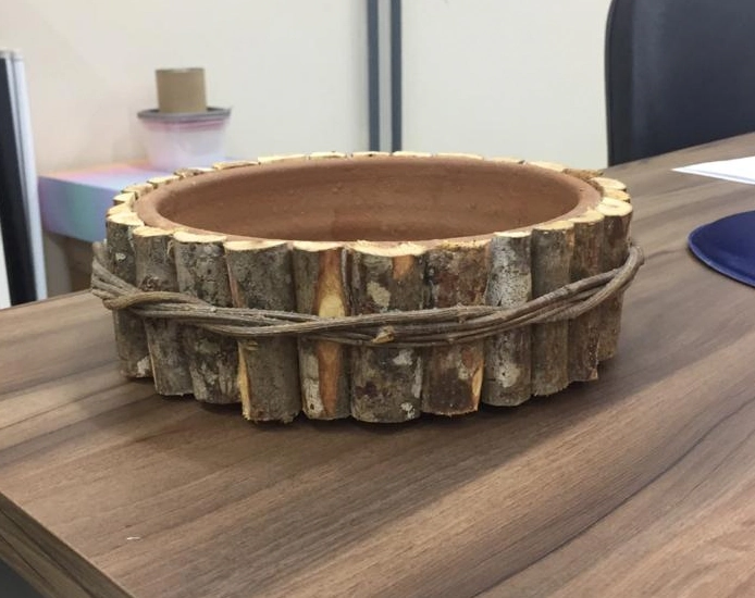 Vaso Ceramica Cipo N16 6x19cm 59975 Flor Arte