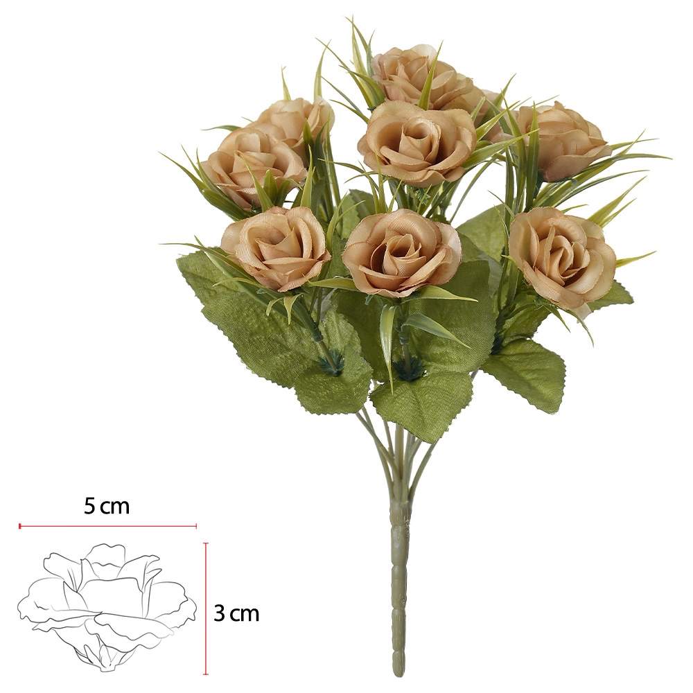 Buque Rosa Cha Outono X9 31cm 36135011 Dea