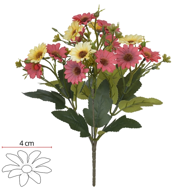 B.margarida Rosa Outono X15 Amarelo 30cm Dea