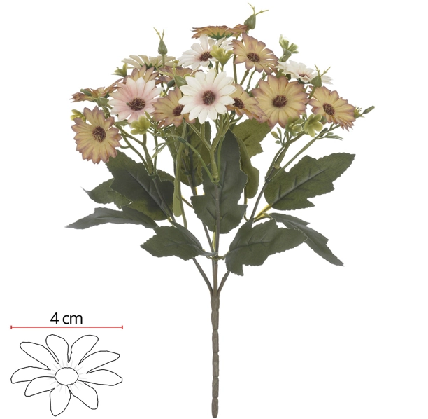 B.margarida Ocre Outono X15 Pessego 30cm Dea