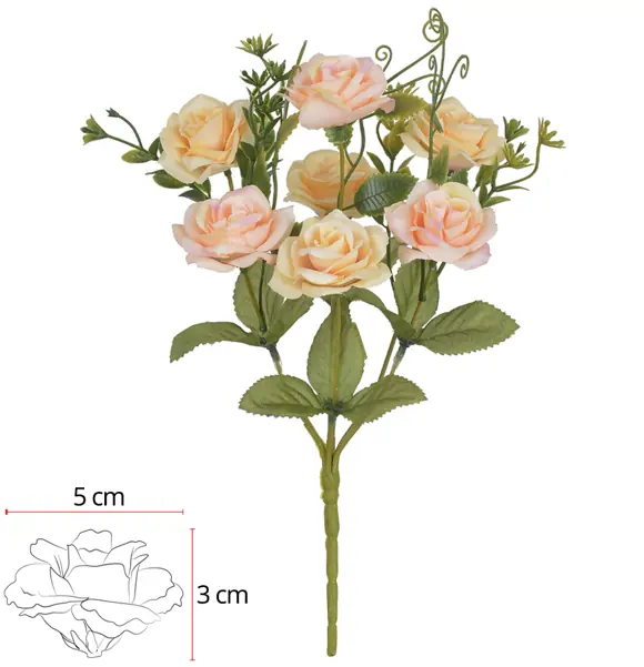 Brosa X7 Rosa Claro Out Pessego 30cm