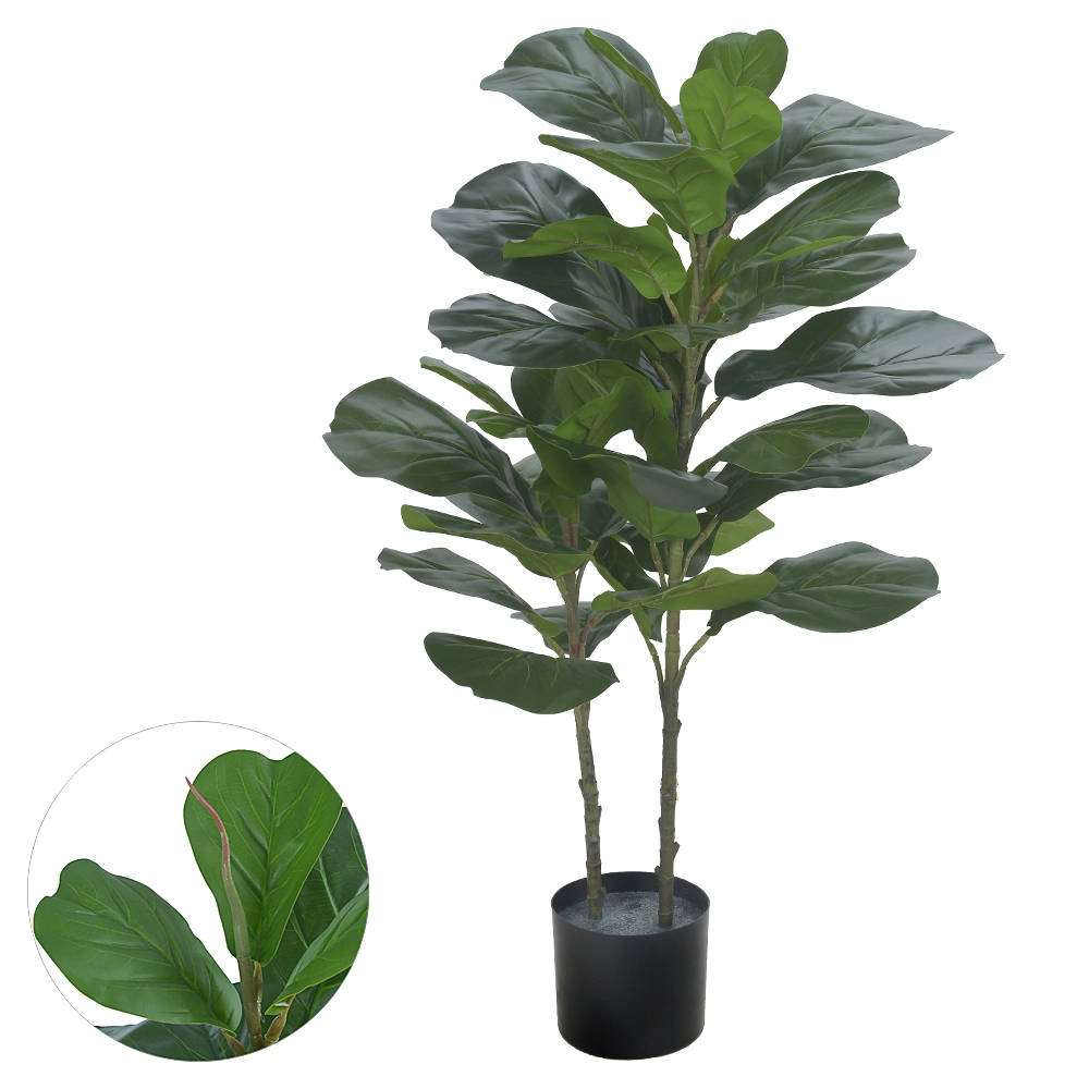 Arvore Ficus Lytara Real Toque X165 1.8m Verde//41883001/flor Arte