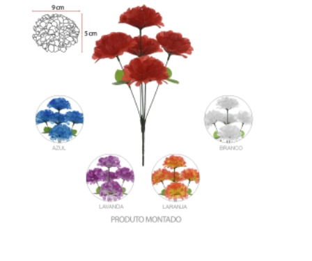 Buque Mum X5 30cm Sort 42030008 Flor Arte