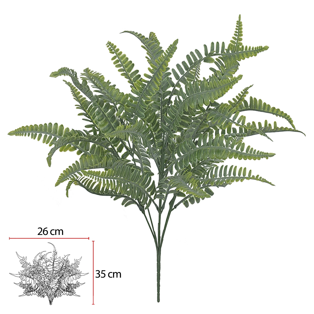 F.samambaia C/powder Verde X35 47cm Ref.42194001