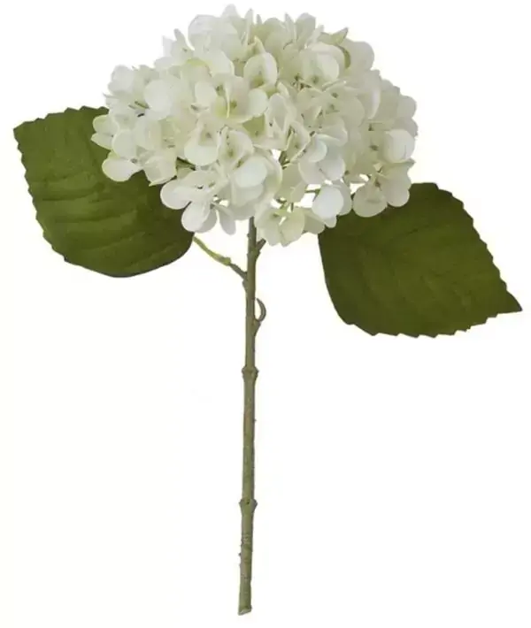 HASTE FLOR HORTENSIA CREME 33cm (FLORARTE)
