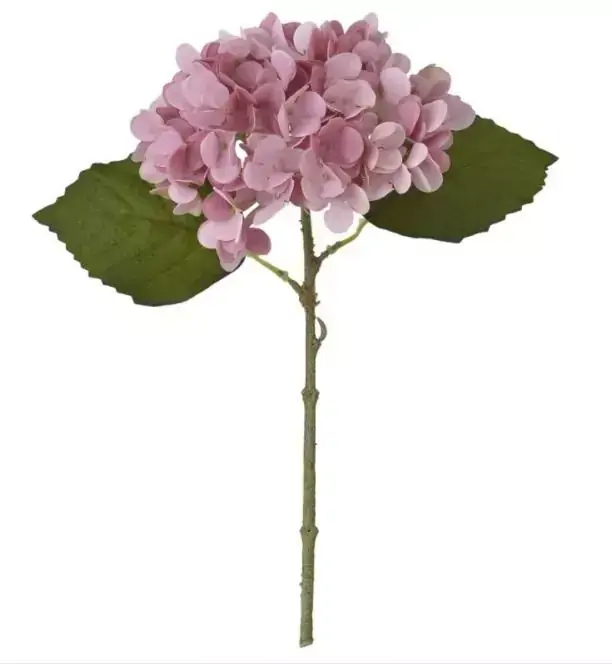 HASTE FLOR HORTENSIA ROSA 2T 33cm (FLORARTE)