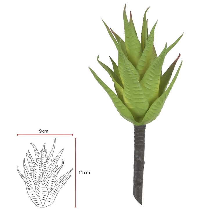 Suculenta Agave Plt 21cm Verde Outono 42307003 Flor Arte