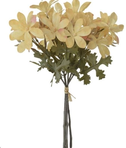 Buque Flor Campo Ramalhete Fita Amarelo Outono 29cm X24 42351005 Dea
