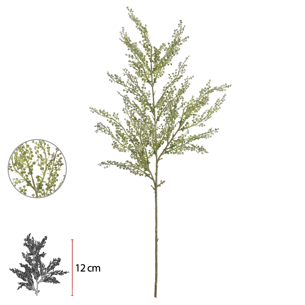 Capim Galho Berry Plastico Verde X24 65cm 42353002 Flor Arte