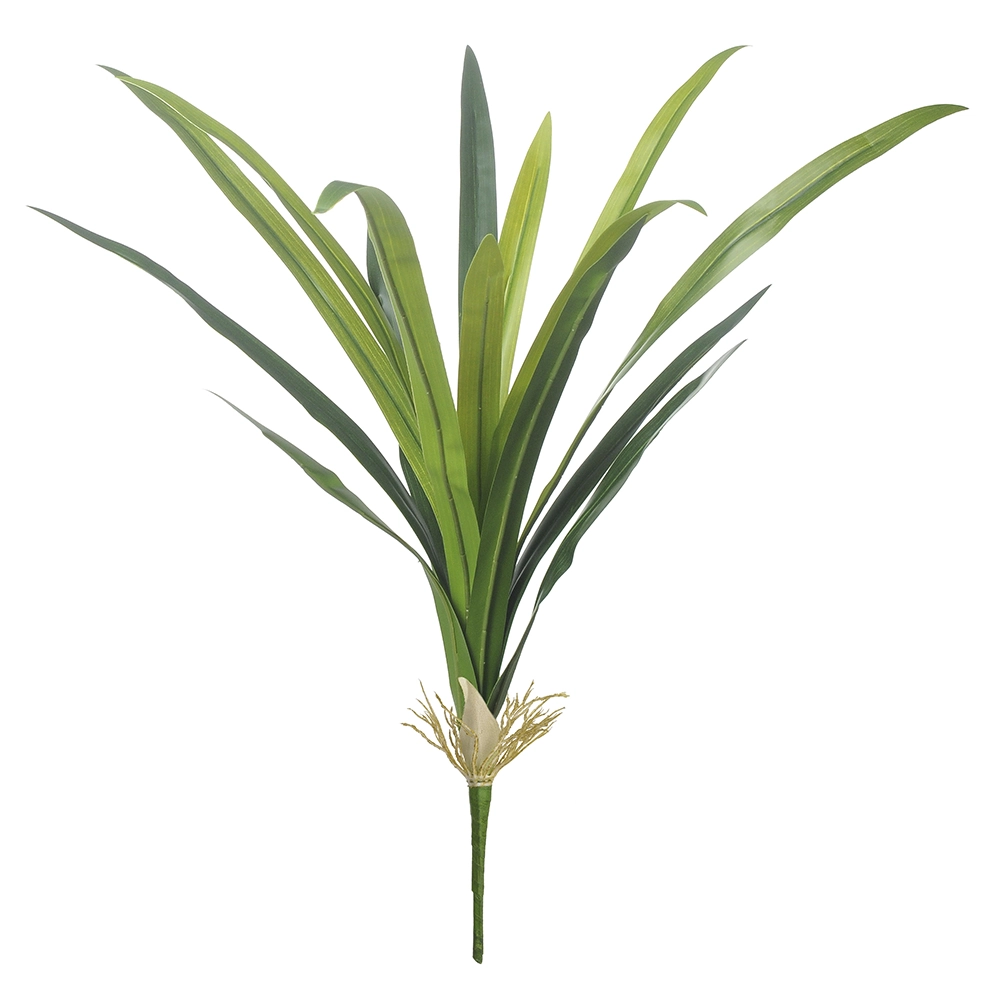 FOLHA ORQUIDEA REAL TOQUE CYMBIDIUM X15 VERDE 66cm (FLORARTE)