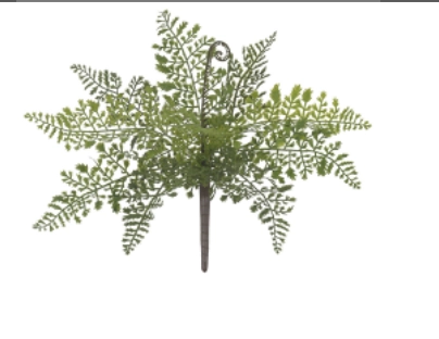 FOLHA SAMAMBAIA REAL TOQUE X10 VERDE 29cm (FLORARTE)