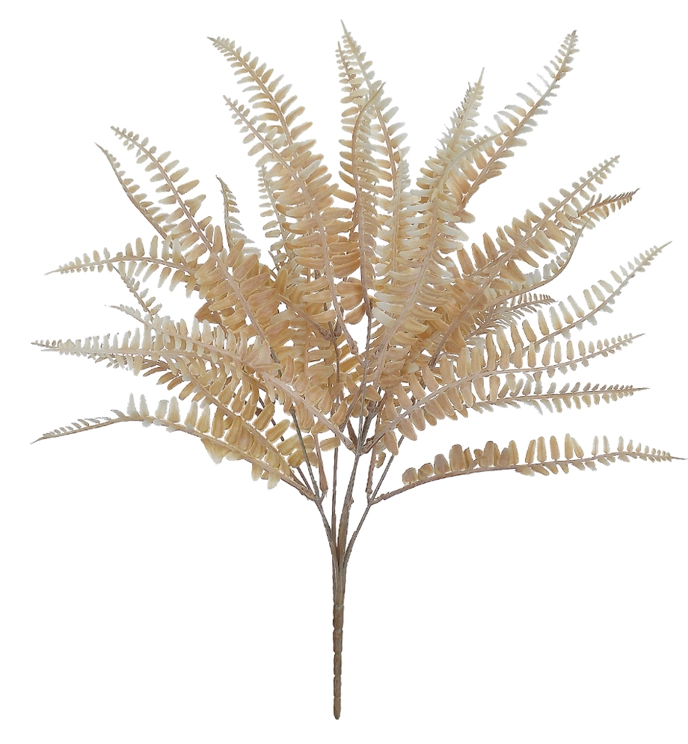 F Samambaia Powder Plt X35 47cm Palha Outono 42194004 Flor Arte