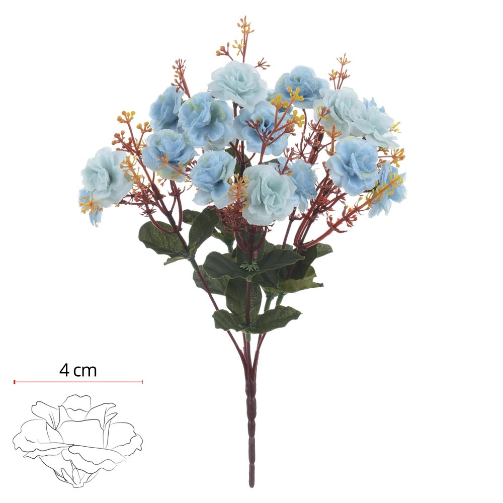 Buque Rosa Azul 2t Outono X18 33cm 26794028 Dea
