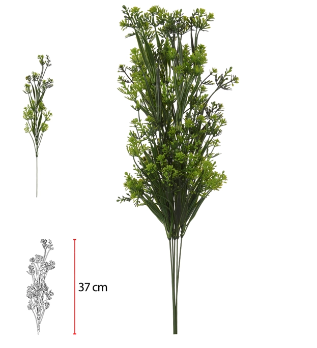 C Grass Print Plt X24 52cm Verde 43424001 Flor Arte