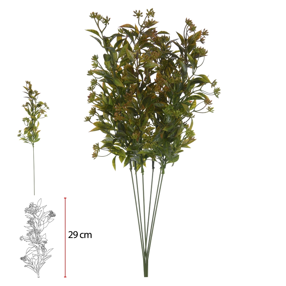 C Grass Print Plt X96 48cm Verde Outono 43426002 Flor Arte