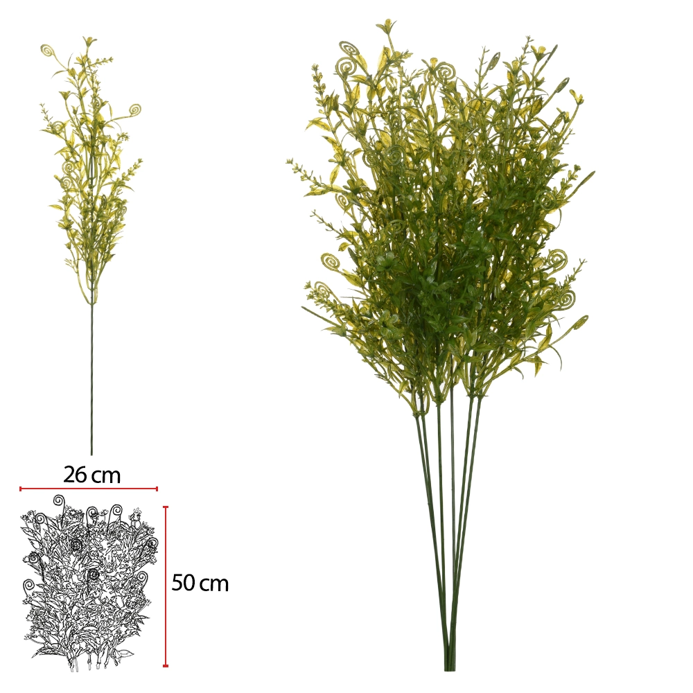 C.grass C/print Plastico X27 Verde 48cm Florarte Vol. 2