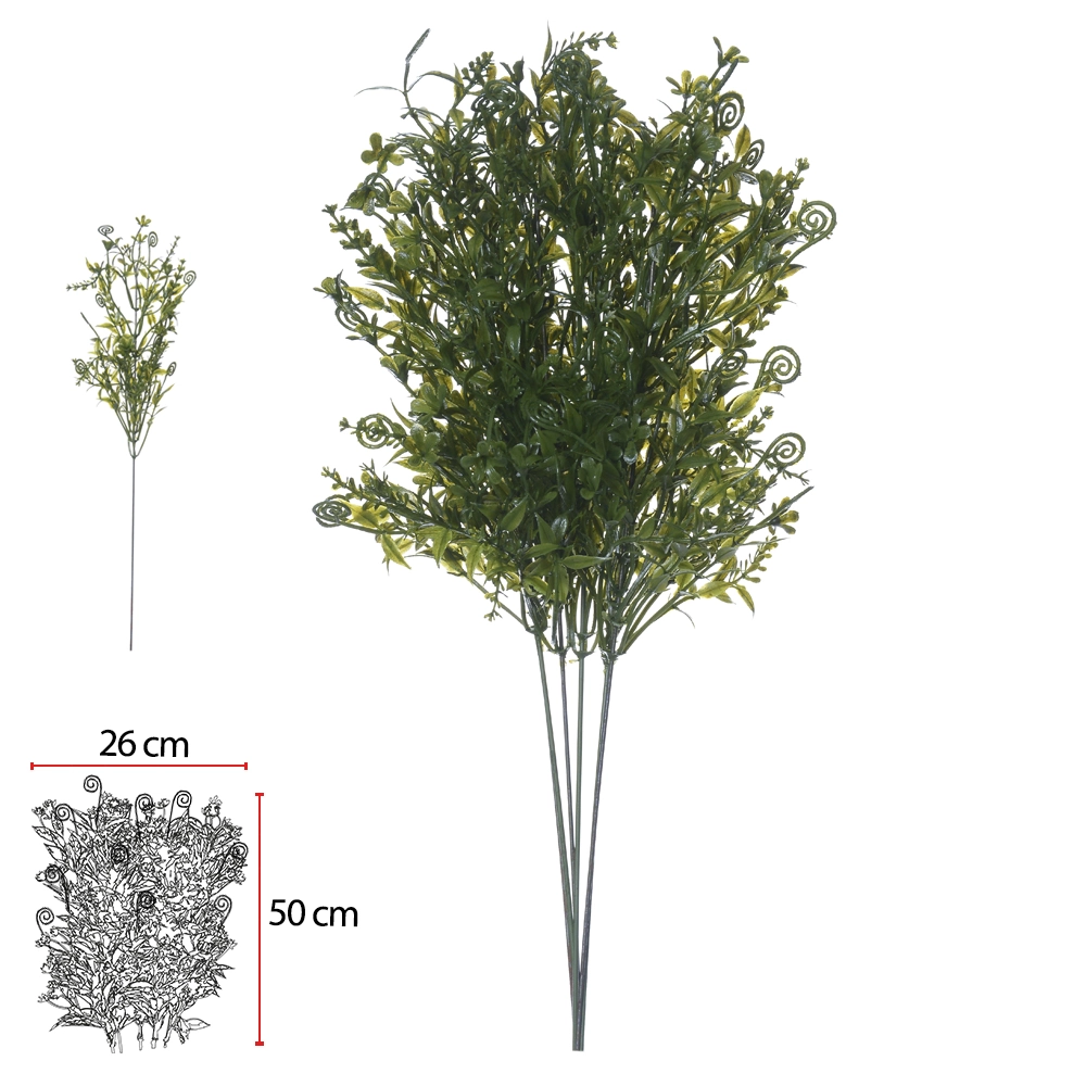 C.grass C/print Plastico X27 Verde Escuro 48cm Florarte Vol. 3