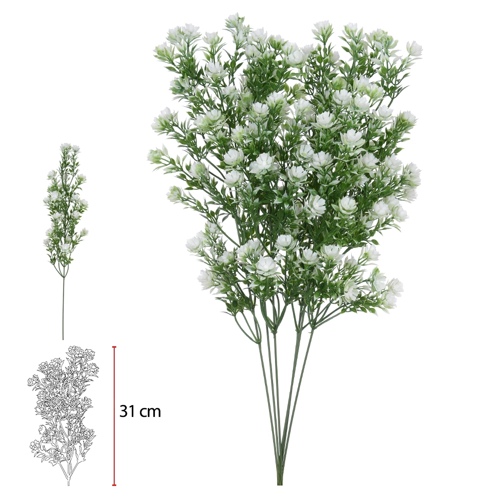 C. Grass C/print Plastico X21 Branco 49cm