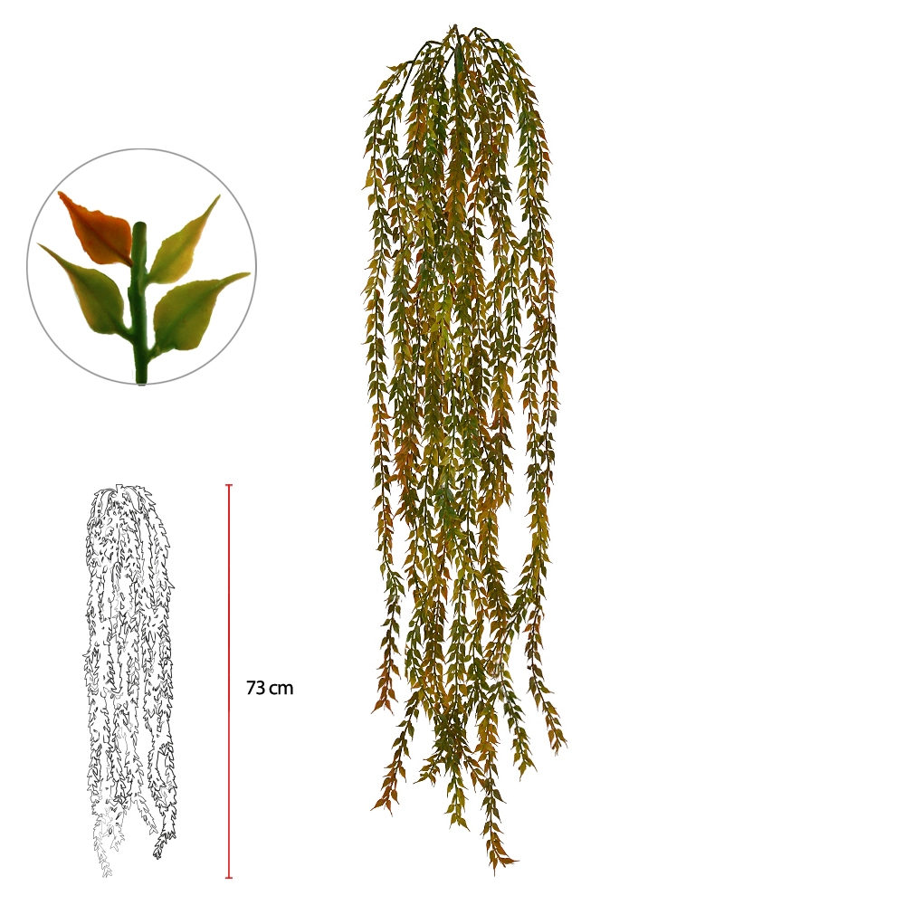 F Grass Pendurar Print Plt X15 90cm Verde Outono 43483003 Flor Arte