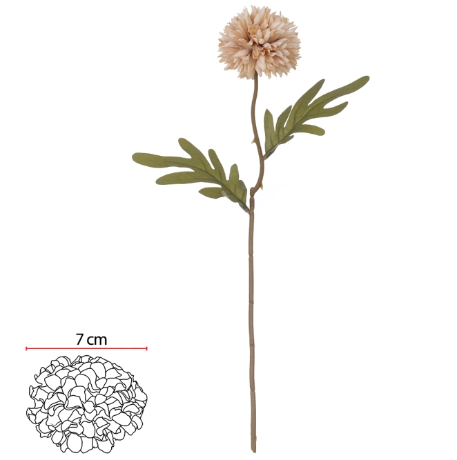 H Crisantemo 37cm Off White 43523004 Flor Arte