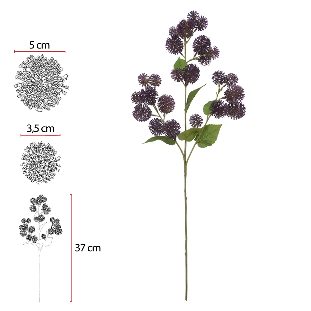 C Sementes X3 87cm Berinjela 43548004 Flor Arte