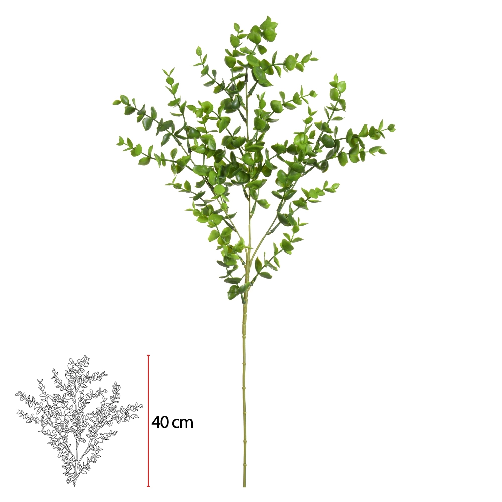 Haste Eucalipto Plastico X25 Verde 80cm 43565001 Dea