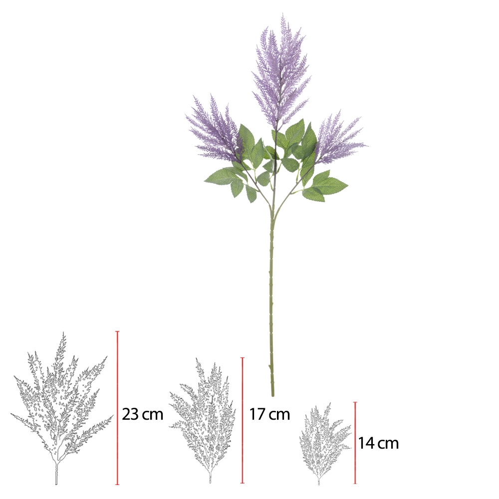 C Astilbe Print X51 98cm Lavanda 43569002 Flor Arte