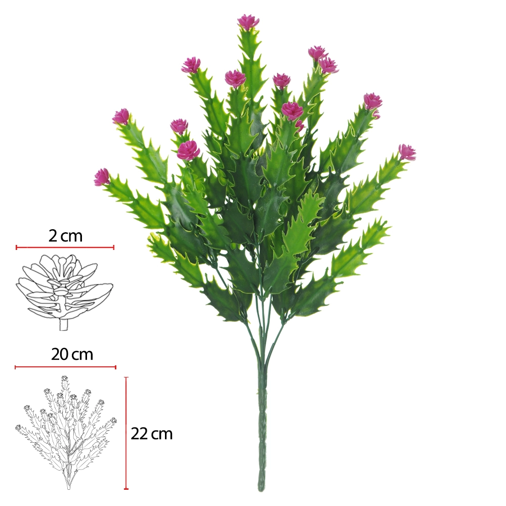 F Cactus Flor Maio Plt Beuaty X15 39cm 43620003 Flor Arte