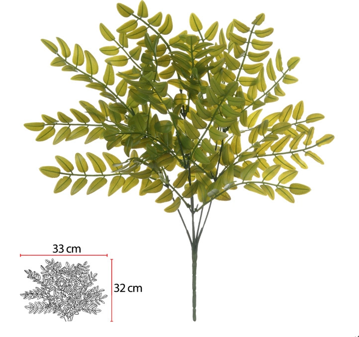F Jasminum Plt X25 40cm Verde 43641001 Flor Arte