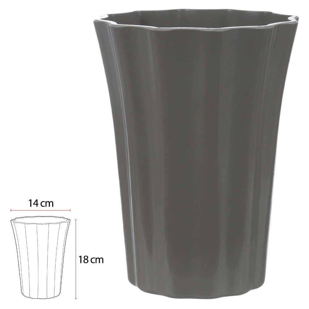 Vaso Melamina Fendi 18cm 43781002 Dea