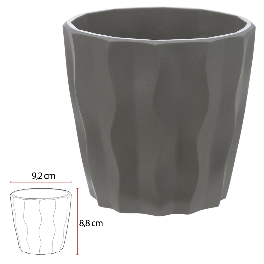 Vaso Melamina Fendi Fosco 8.8cm 43790002 Dea