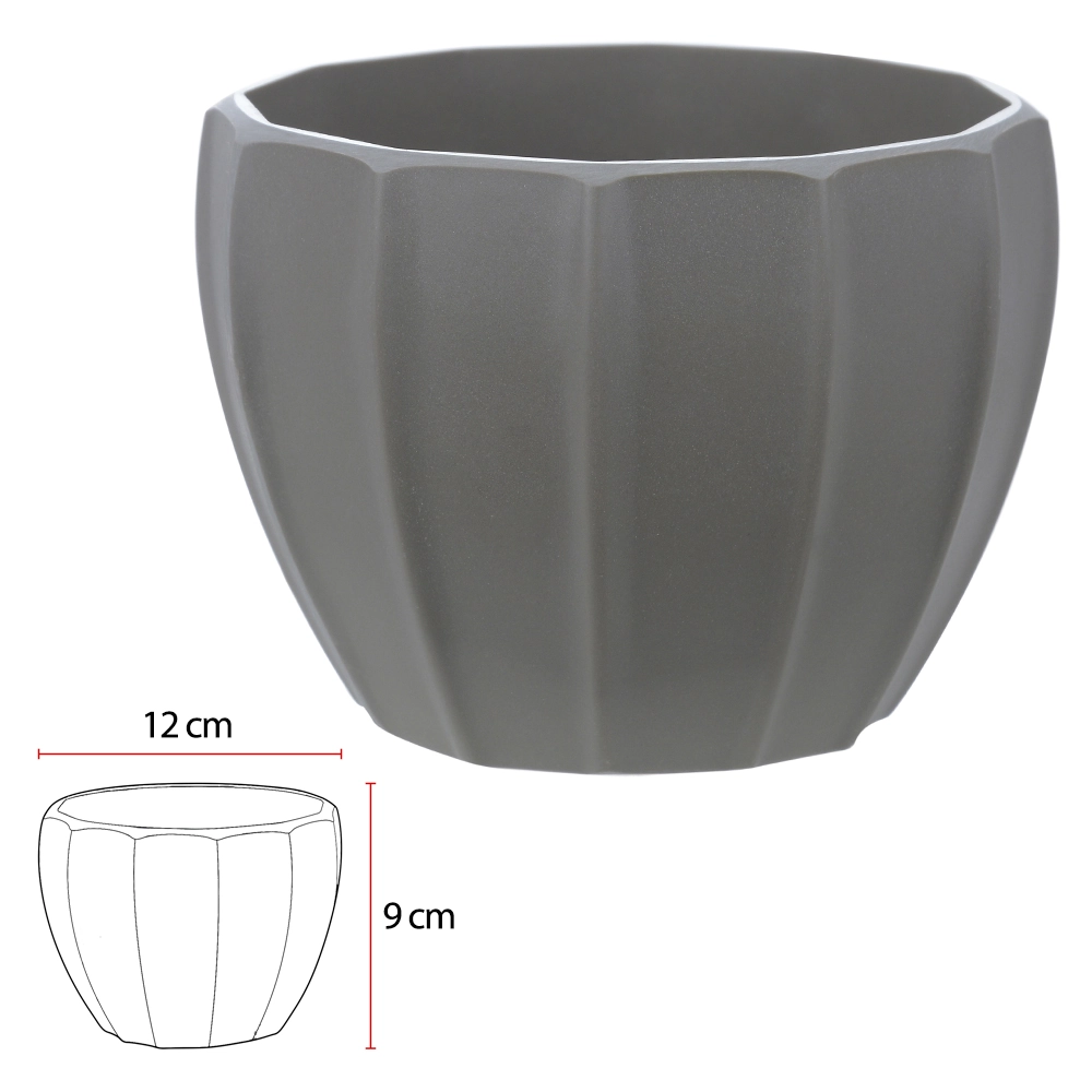 Vaso Melamina Fendi Fosco 9cm 43796002 Dea