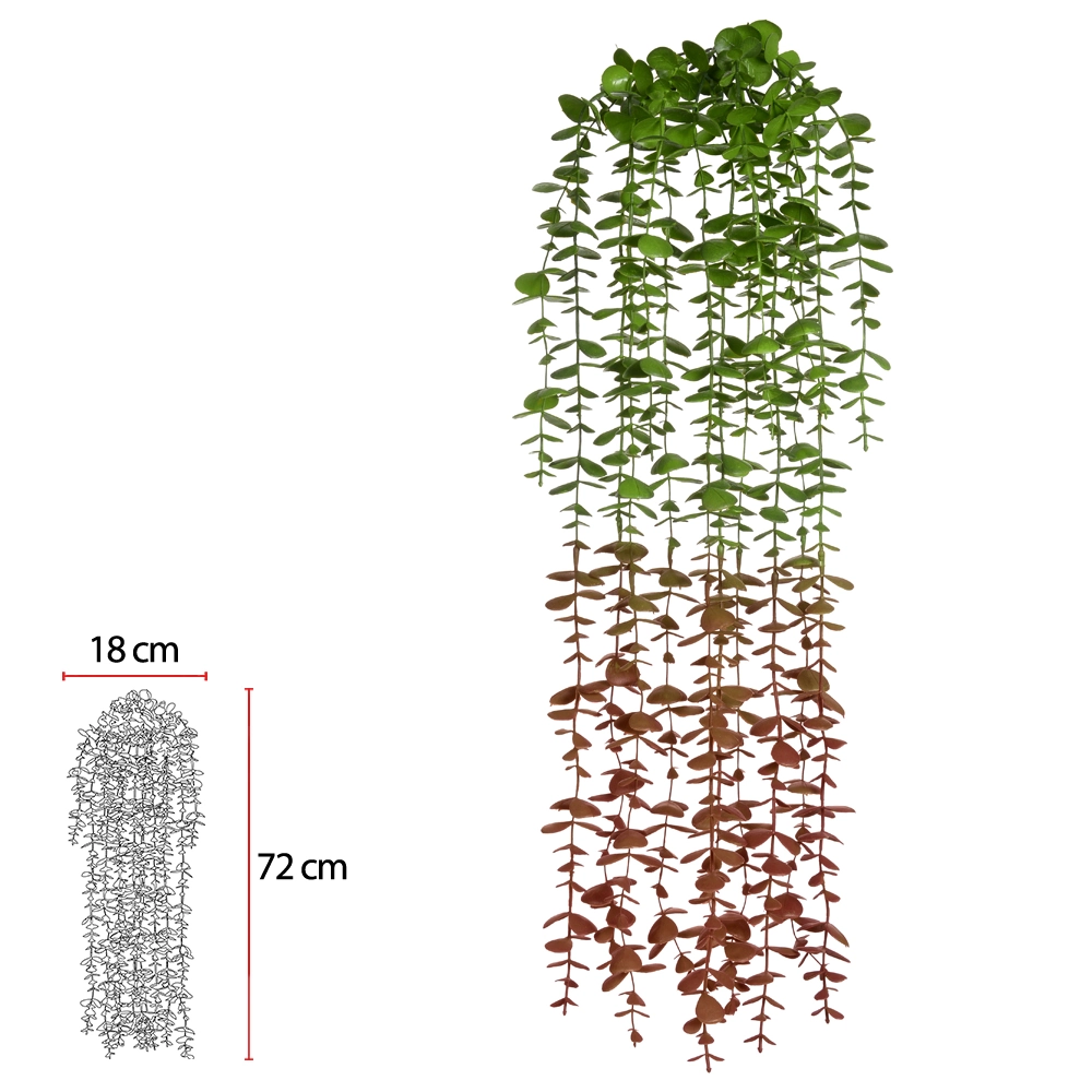 Folhagem Eucalipto Print Verde Outono X15 80cm 43915001 Dea