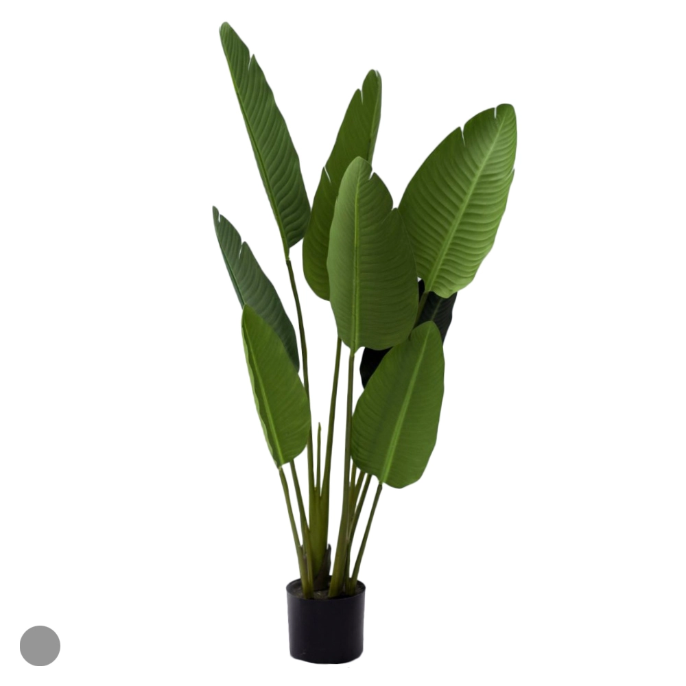 Arranjo Bananeira Jardim Pote X8 Verde 1.2m 43963001 Dea