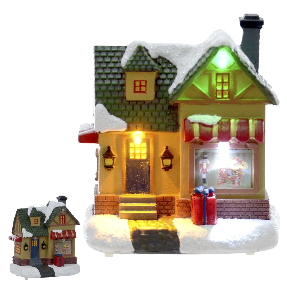 Casa Natal Resina Colorido 9x6x10cm 44002001 Dea