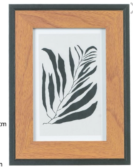 Porta Retrato Mdf Fto 10x15cm Marrom 20
