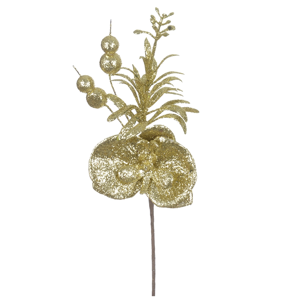 H.pick Folha Glitter Dourado 23cm 44231003 Dea