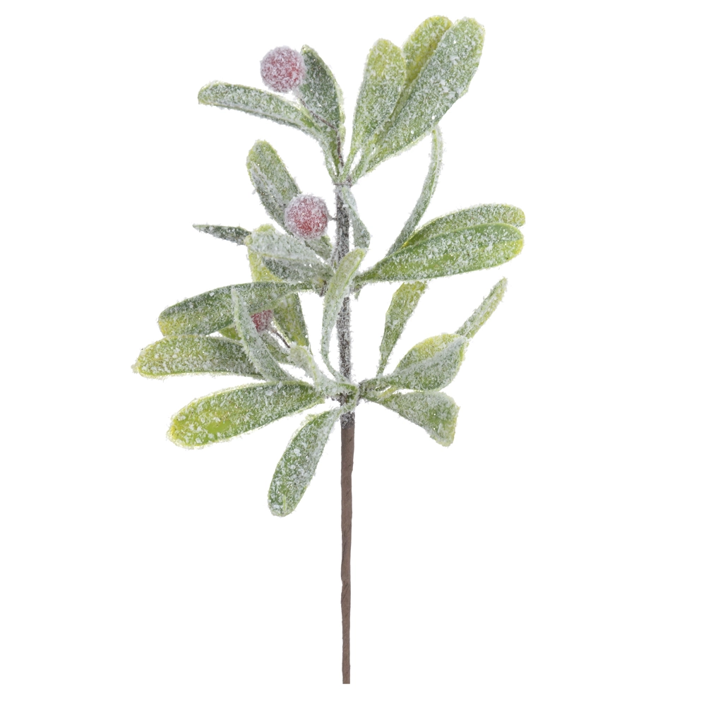 Pick Folha Nevado Verde Vermelho 24cm 44265001 Dea