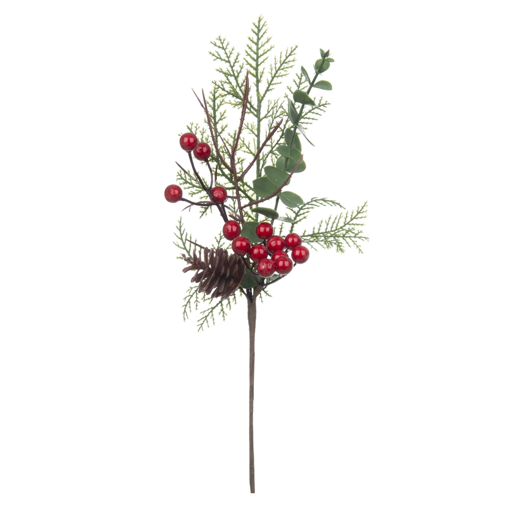Haste Natal Berry C/pinha 39cm Vd/vm D A Un